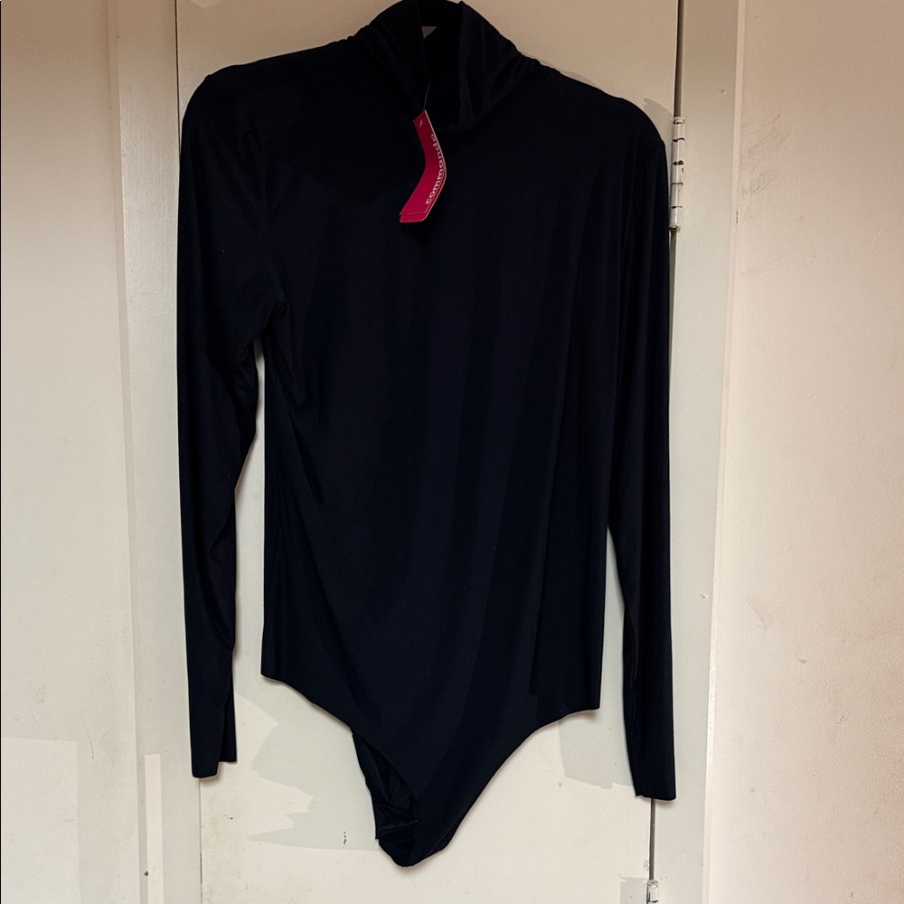 Commando Black Cowl Neck Top